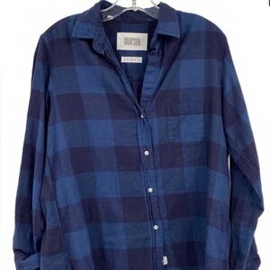 Grayson flannel plaid button-down